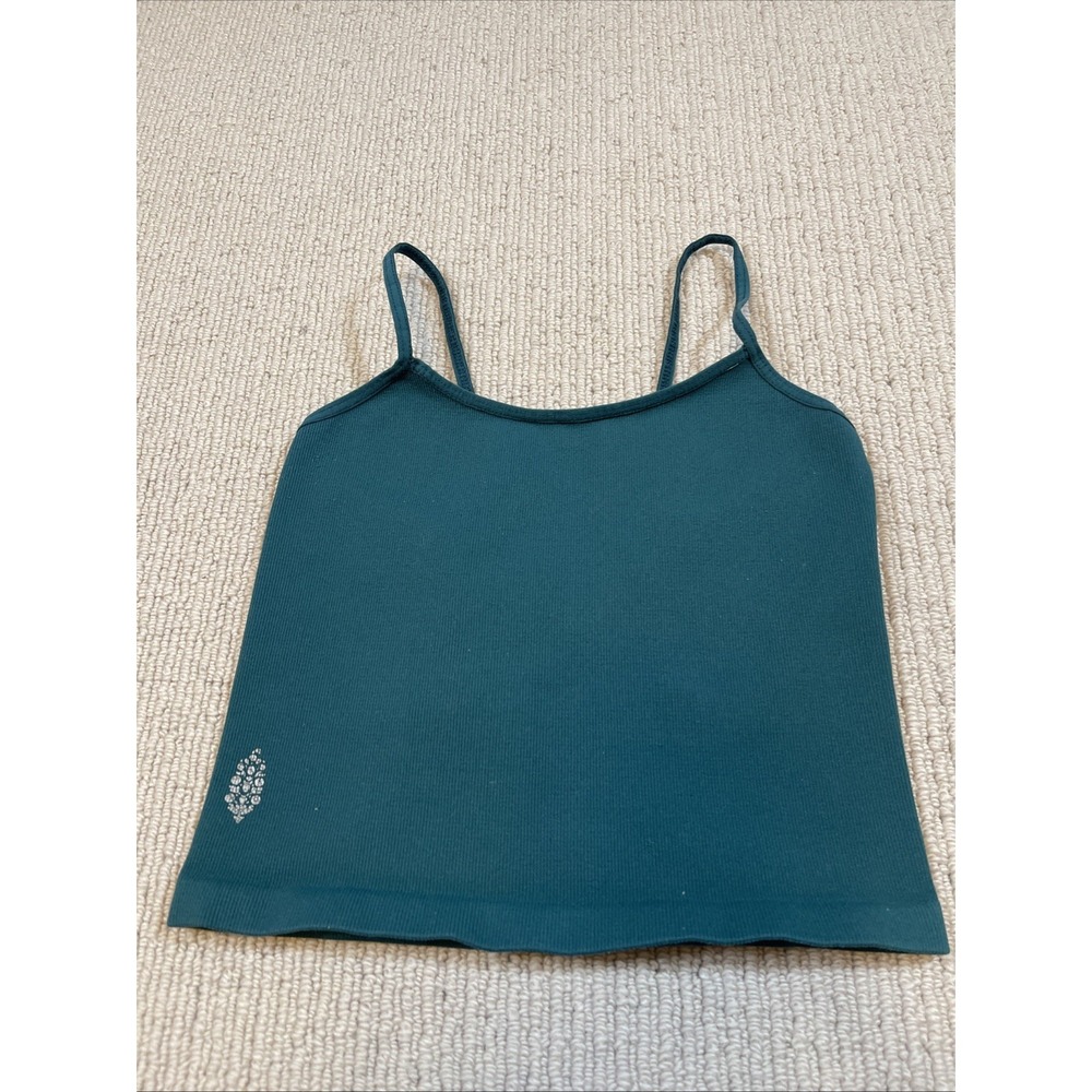 FP MOVEMENT FREE PEOPLE Women's XS/S Cropped Tank Top Teal